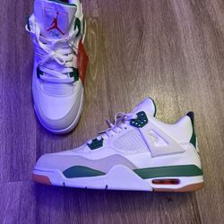 Air Jordan 4 Retro SE pine Green trainers