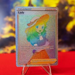 Trainer Lady RAINBOW - POKEMON CARD