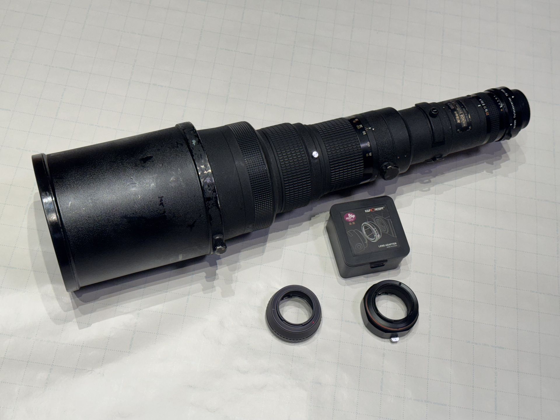 Nikon ED Nikkor 500mm f/4 P Telephoto Lens – $700