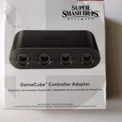 Nintendo Super Smash Bros Ultimate GameCube Controller Adapter Switch Official