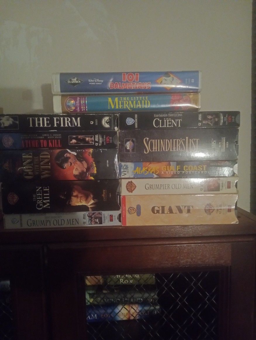 12 VHS Tapes In Good Condition