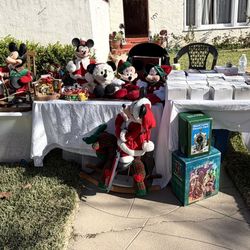 Disney Christmas: Huge Vintage Retired Lot Santa's Best/Grolier 