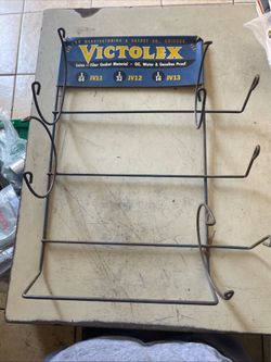 Victolex Gasket Comany Sign Display Rack