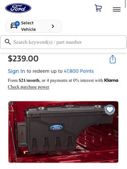 2015-2026 ford trunk tool box used