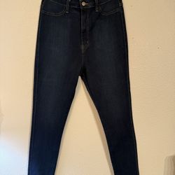 FASHION NOVA- Size 15 Classic High Waist Skinny Jeans, Dark. Worn once.
