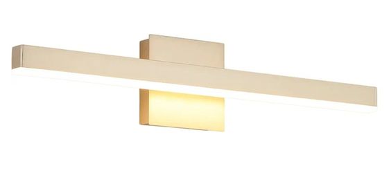 Joossnwell 24in LED Bathroom Light Dimmable Gold Open Box Like New 