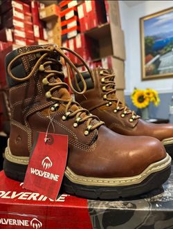 Work Boots//WOLVERINE RIDER , 8”//WORK BOTS // COMP TOE // Different Sizes Available// 
