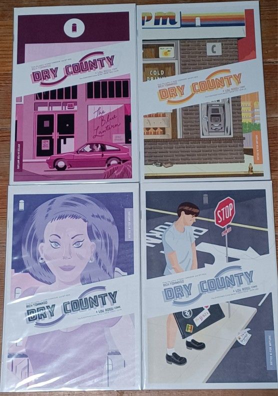 Dry Country 4 Comic Book Lot Crime Series Issue 2 5 Four 3 Rich Tommaso