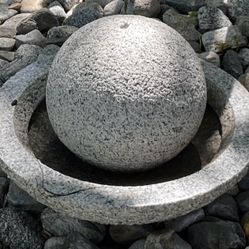 Small Stone Outdoor Water Fountain Electric 