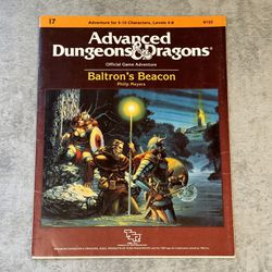 Dungeons & Dragons Module I7 - Baltron's Beacon TSR#9152 D&D 1985