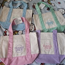 Trader Joe's Minni Totes New $15 Each