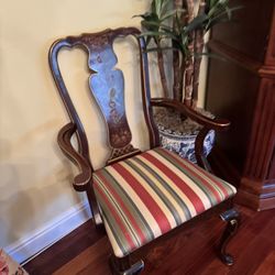 Pair Of Chinoiserie Arm Chairs  