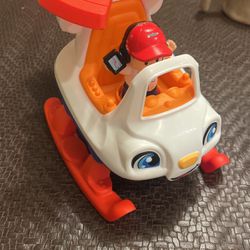 Fisher-Price Little People Helicopter with Pilot Figure Music, Sounds, Phrases