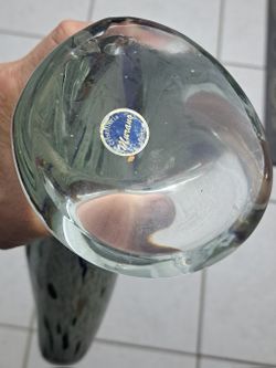 Murano Glass Bird . 21 " Tall