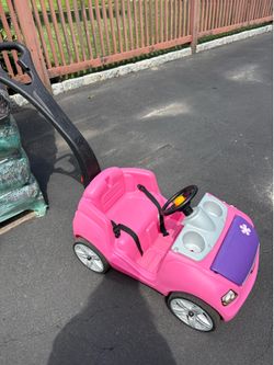 Pink Step2 Whisper Ride II Push Car