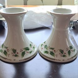 Royal Limited Holly Holiday Candle Holders