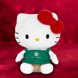 Hello Kitty X Starbucks Plushie 