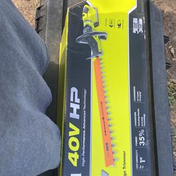Ryobi hedger Ryobi edger hedger