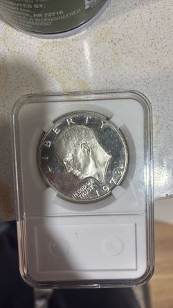 1973 Eisenhower Dollar Coin NGC Slab
