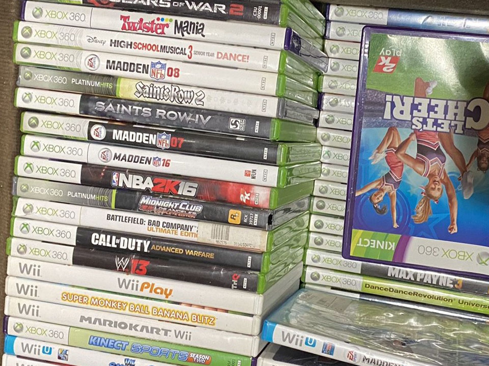 XBOX 360, WII and WII U Games For Sale!!!!