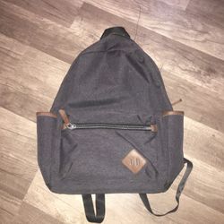 Wonder nation Black Heavy Canvas Backpack 