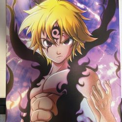 Meliodas Canvas Paining