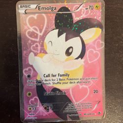Limited Edition- Ultra rare Emolga Pokémon Card