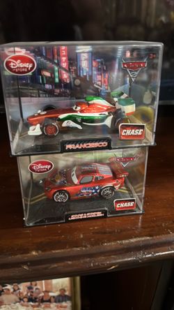 diecast Pixar cars chase set of 2  Disney diecast
