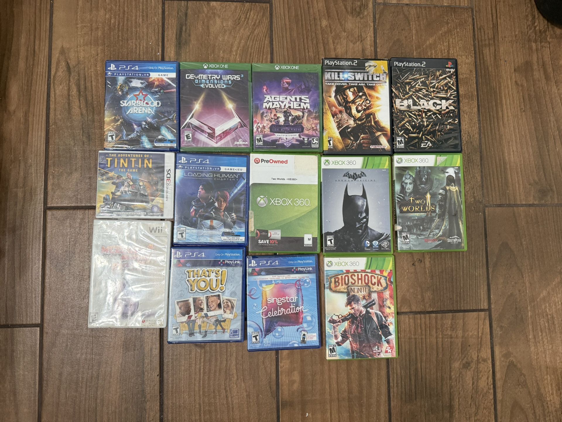 Variety Of Games $10-15 Each One