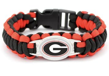 Georgia Bulldogs Para Cord Bracelet