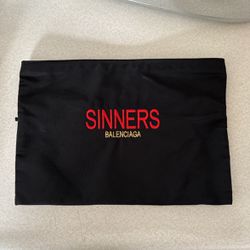 Authentic Balenciaga Sinners Clutch - Excellent And Condition