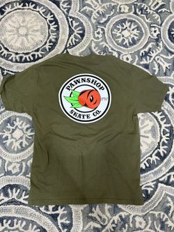 Khaki Pawnshop Skate Co. tee calm luh natural