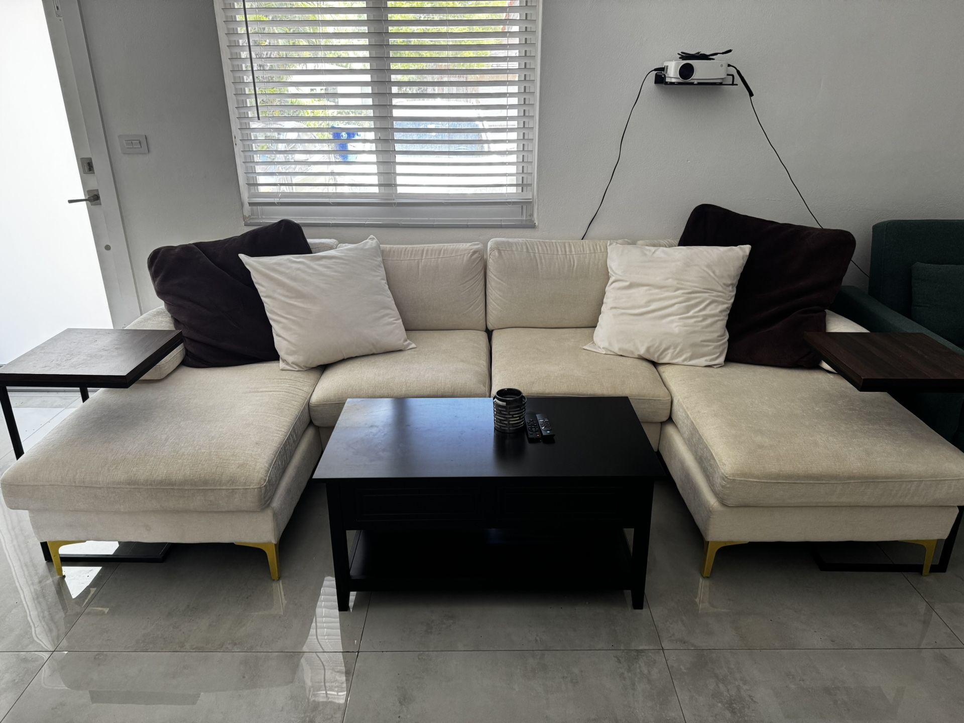NEED GONE ASAP - Beige Sectional Couch