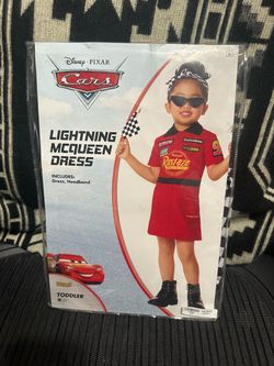 Disney Pixar Lightning McQueen Dress Toddler 2T