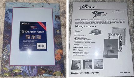 AMPAD PC PAPER OCEAN FISH