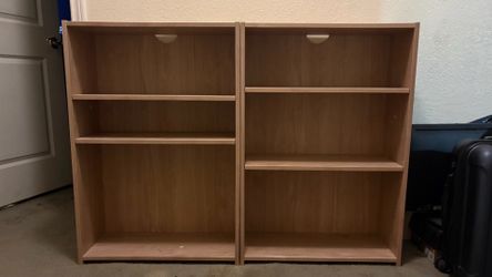 2 Target book shelves