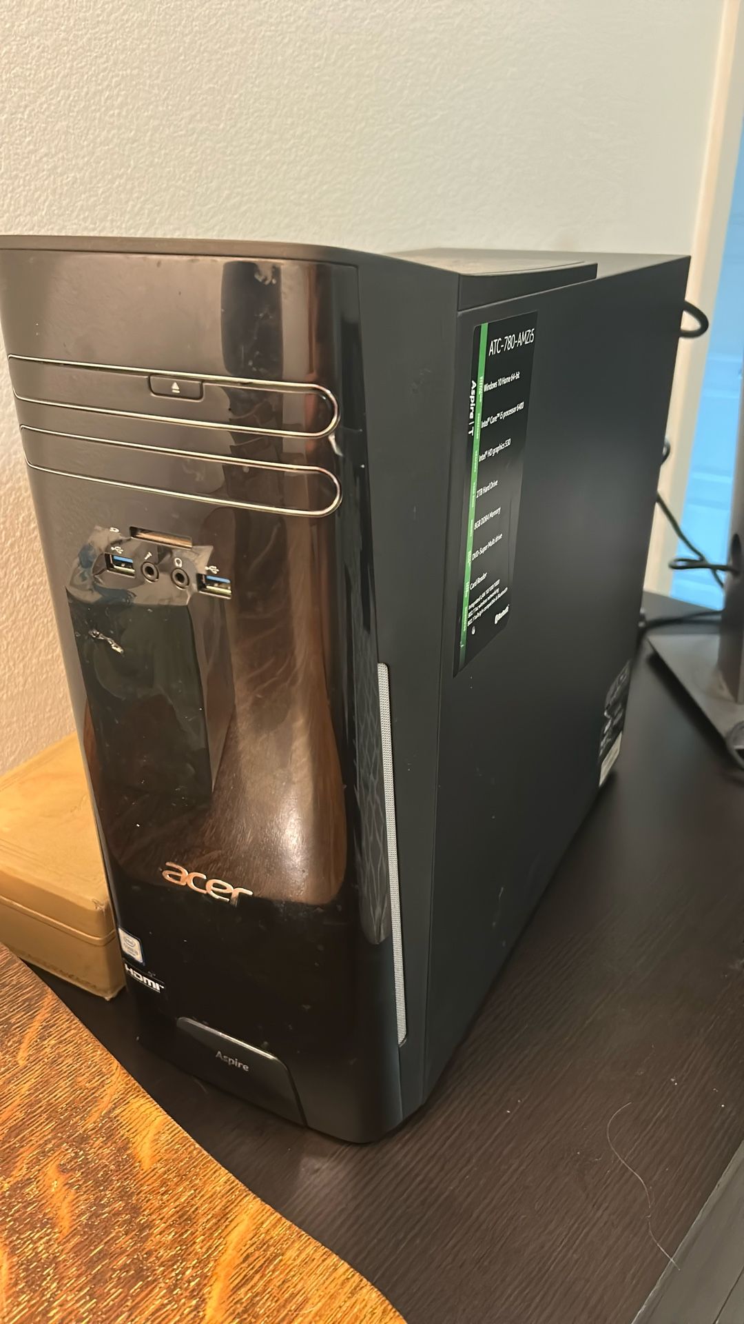 Acer Aspire Desktop, Intel Core i5-6400, 8GB DDR4, 2TB