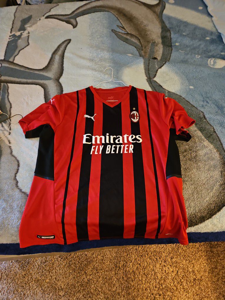 Puma Ac Milan Jersey 2021-2022 Home Kit