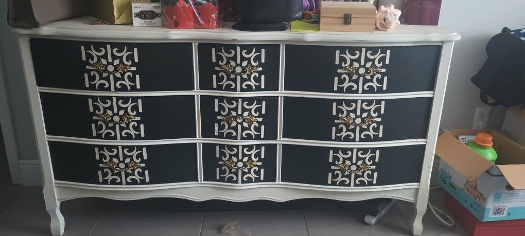 Hand Painted Dresser