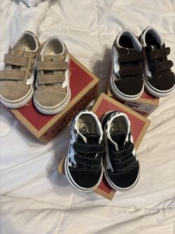 Vans- Size 5- 3pairs $65