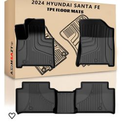 AOMSAZTO Floor Mats Fit for 2024 Hyundai Santa Fe(Non-Hybrid),