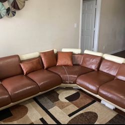 Leather Sectional