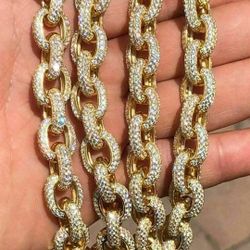 New Chains Stainless Steel 14k Gold Plated Doesn't Loses Color 