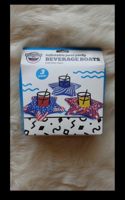 Pool inflatable cup holders