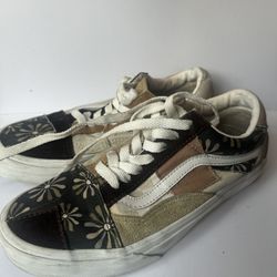 Size 7.5 Unique Vans 