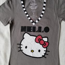 Hello Kitty" Hello, Goodbye" Womens Tshirt