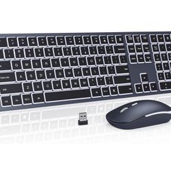 seenda Wireless Backlit Keyboard and Mouse Combo