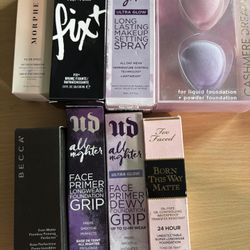 Primers , Settings Spray And Foundation
