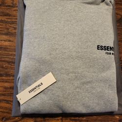 Dark Grey Essentials Hoodie