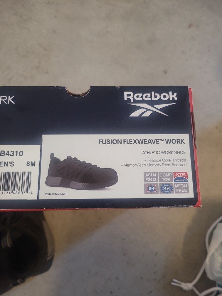 Reebok Composite Fusion Flexweave Work Size 8M